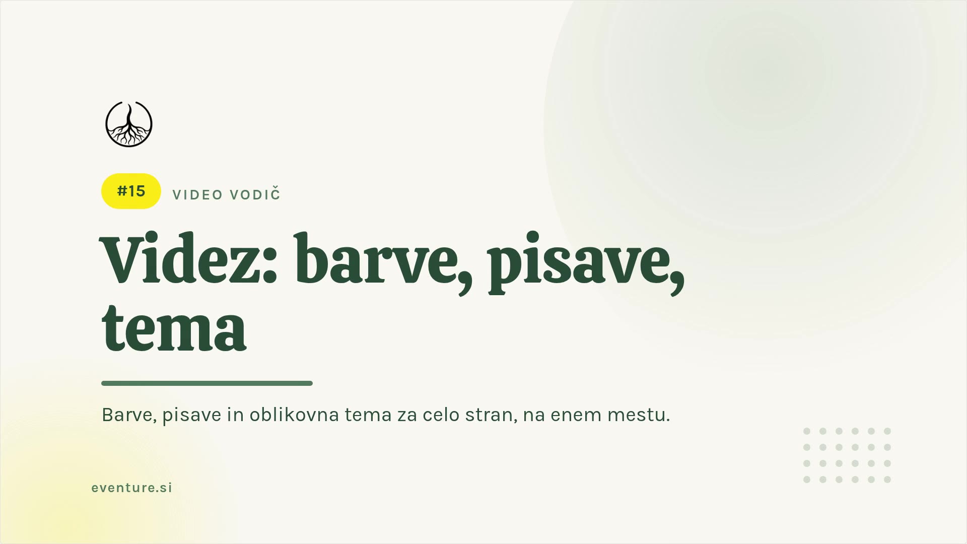 Izgled: boje, fontovi, tema